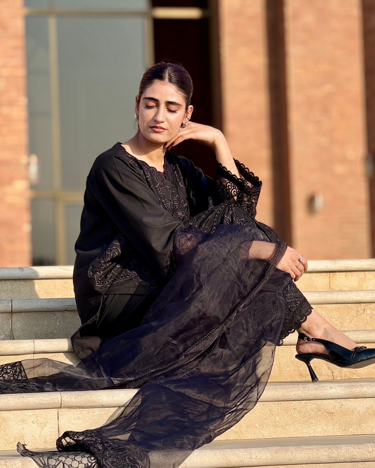 Black Shanzay 3pc