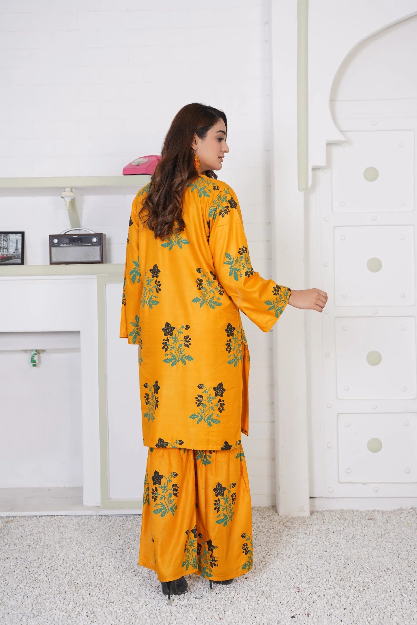 SHARARA PRINTED 2PCS STITCHED