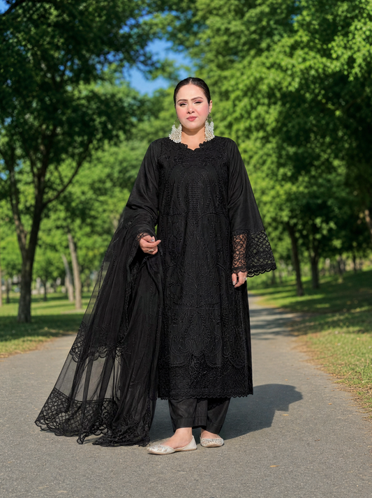 Black Shanzay 3pc