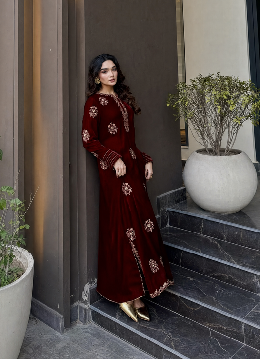 Diya Velvet 2PC